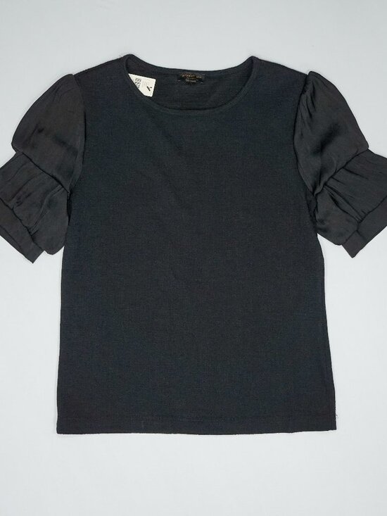 Current Air Black Short Sleeve Lightweight Top - XS - Picture 1 of 4